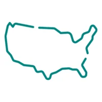 Map icon of the United States of America