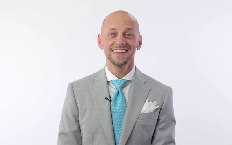 A portrait of an individual.